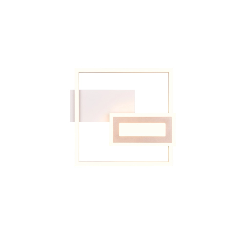 Square ceiling lamp Spiro grey 30cm Trio 4017807612448