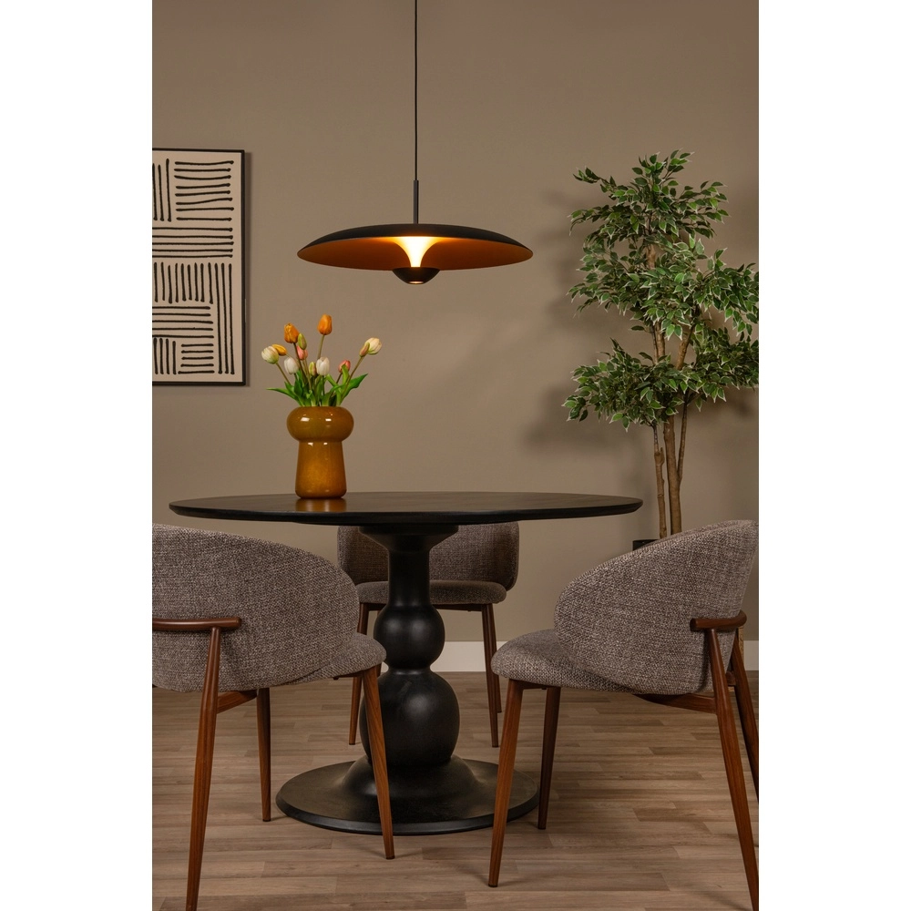 Design pendant lamp Kenneth black Ø 60cm Premium by Lucide 5411212410443