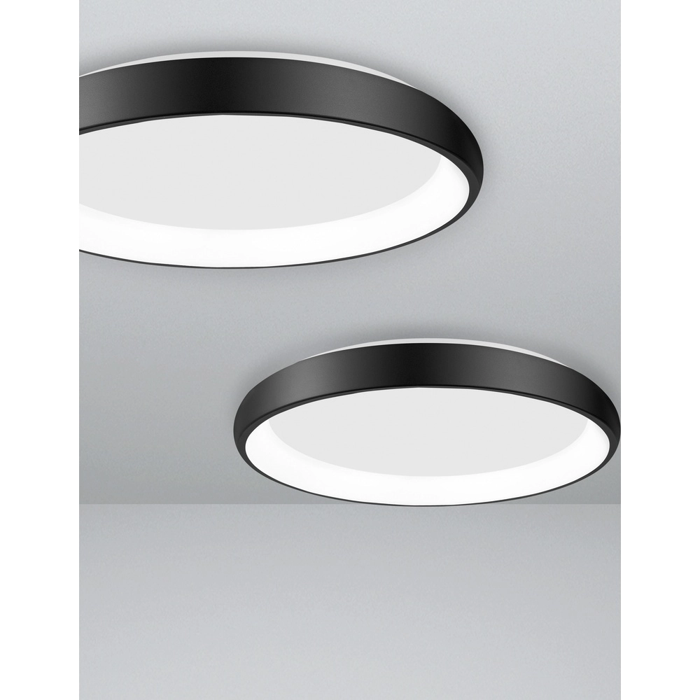 Ceiling lamp Albi black Ø 61cm Lyora 5212017414861