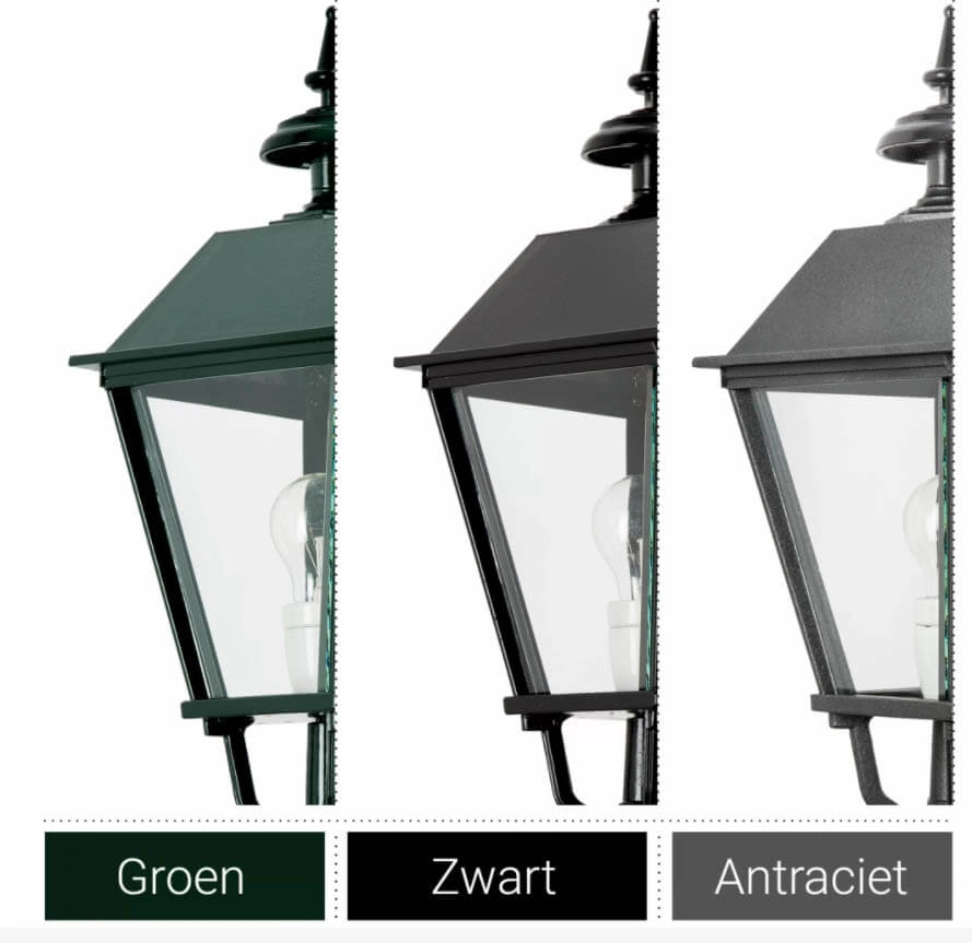 Square wall lamp Mijdrecht XXL black KS Verlichting 8714732136242