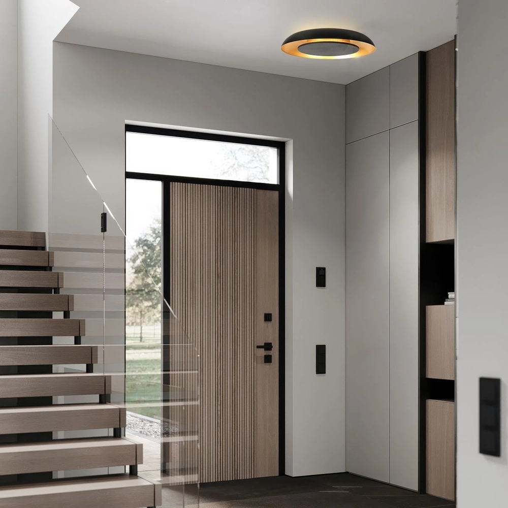 Ceiling light Golden Veil black Ø 40cm Steinhauer 8712746180299