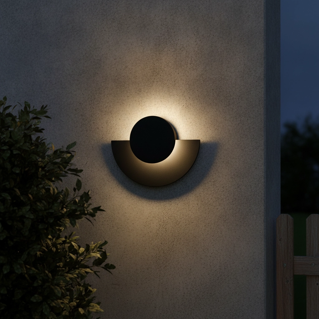 Modern wall lamp Gloo black - 2700K
