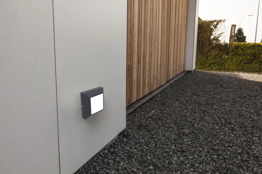 Wall lamp Helena anthracite square Lutec 6939412049793