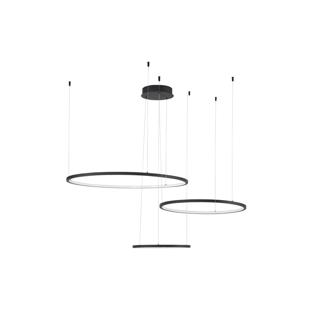 Design pendant lamp Purple black Lyora 5212017431899