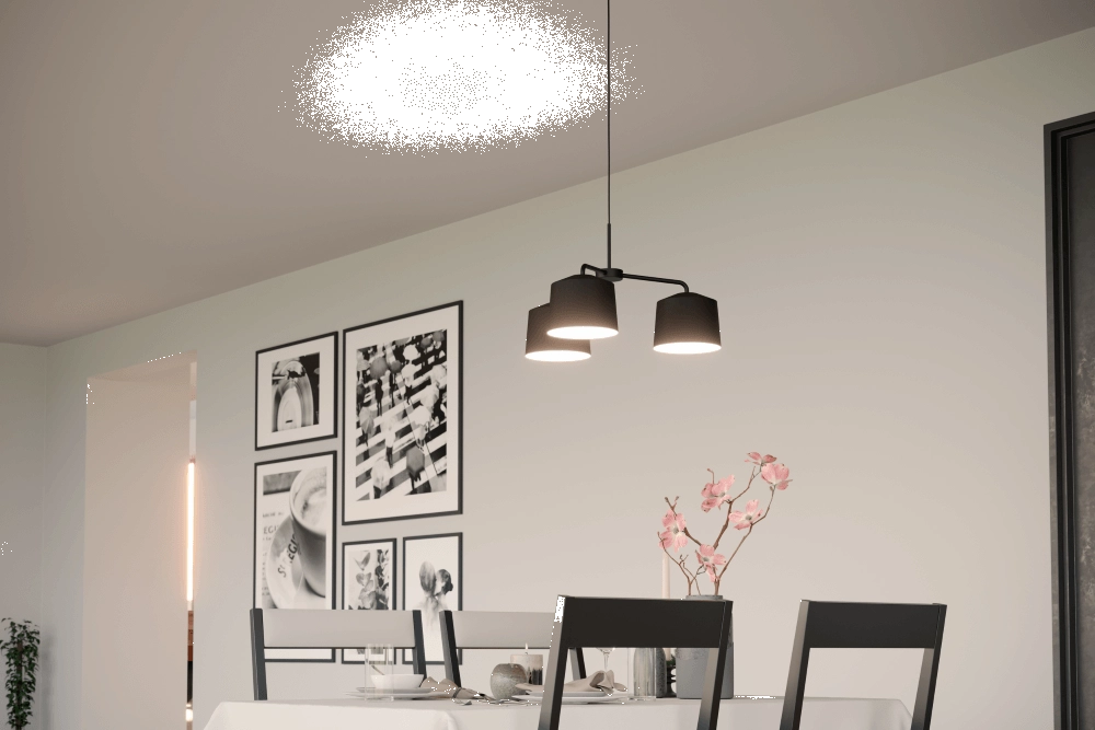 Modern dining table hanging lamp Caguanes Eglo 9008606243969