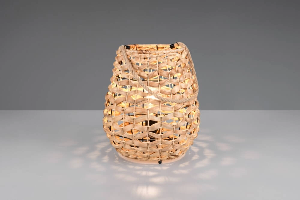 Country table lamp Jean Ø 29cm rattan Trio 4017807637687