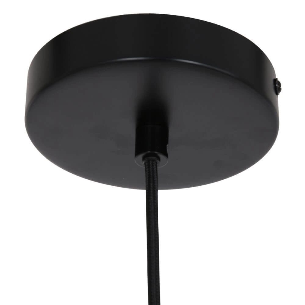 Black pendant lamp Cloud Ø 50cm Steinhauer 8712746148664
