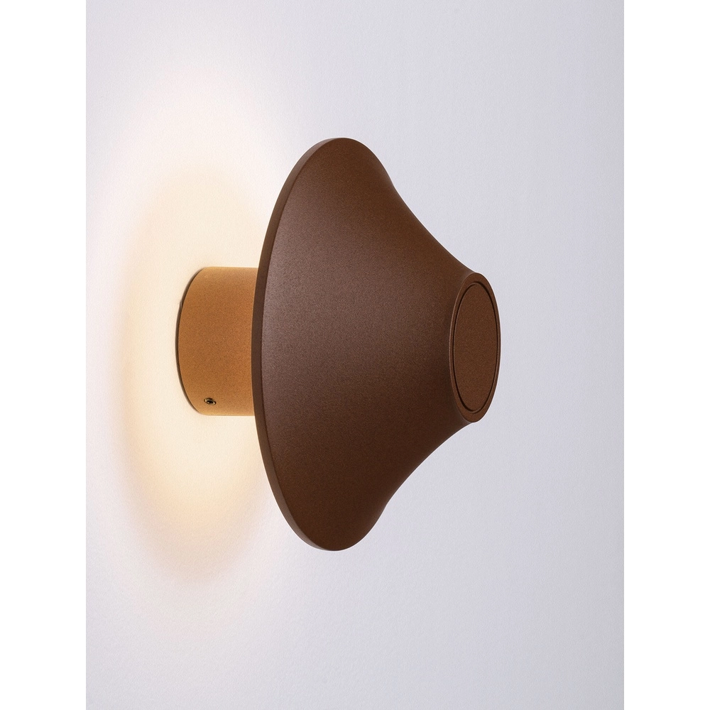 Design wall lamp Alux Rusty brown