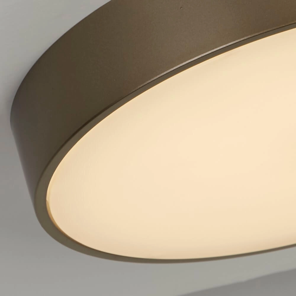 Ceiling lamp Palma Bronze with white window Searchlight 5053423273310