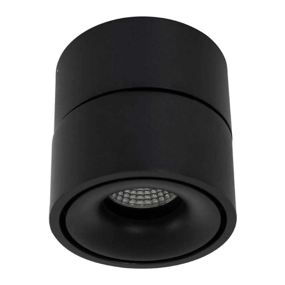 Sleek surface-mounted spot Fez Black black Steinhauer 8712746132496