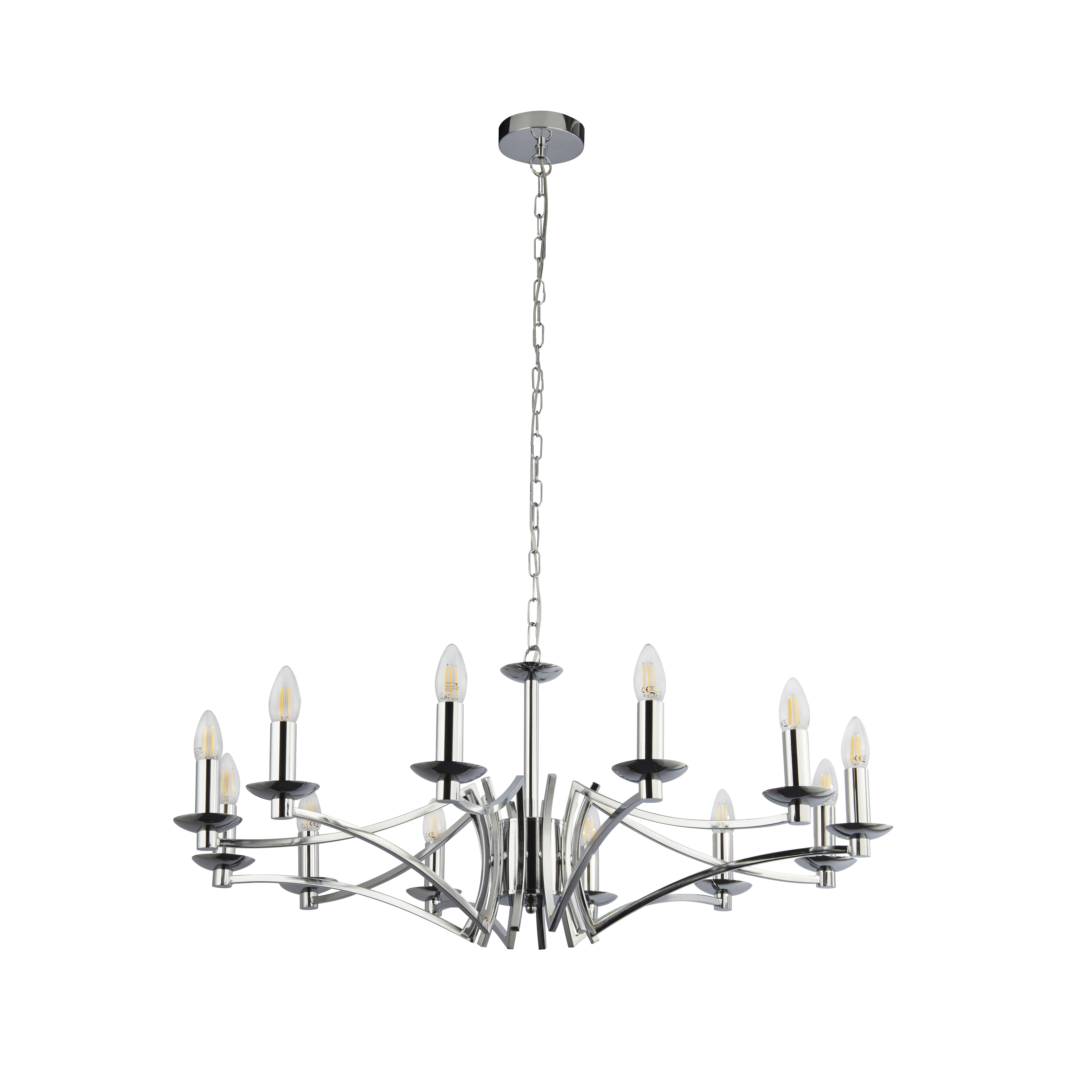 12-light chandelier Ascot