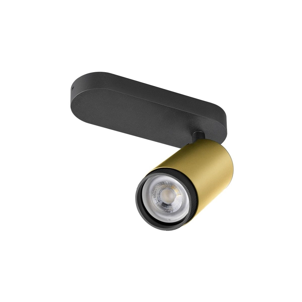 Surface-mounted spot Grip! L Gold with black ring SLV 4024163304412
