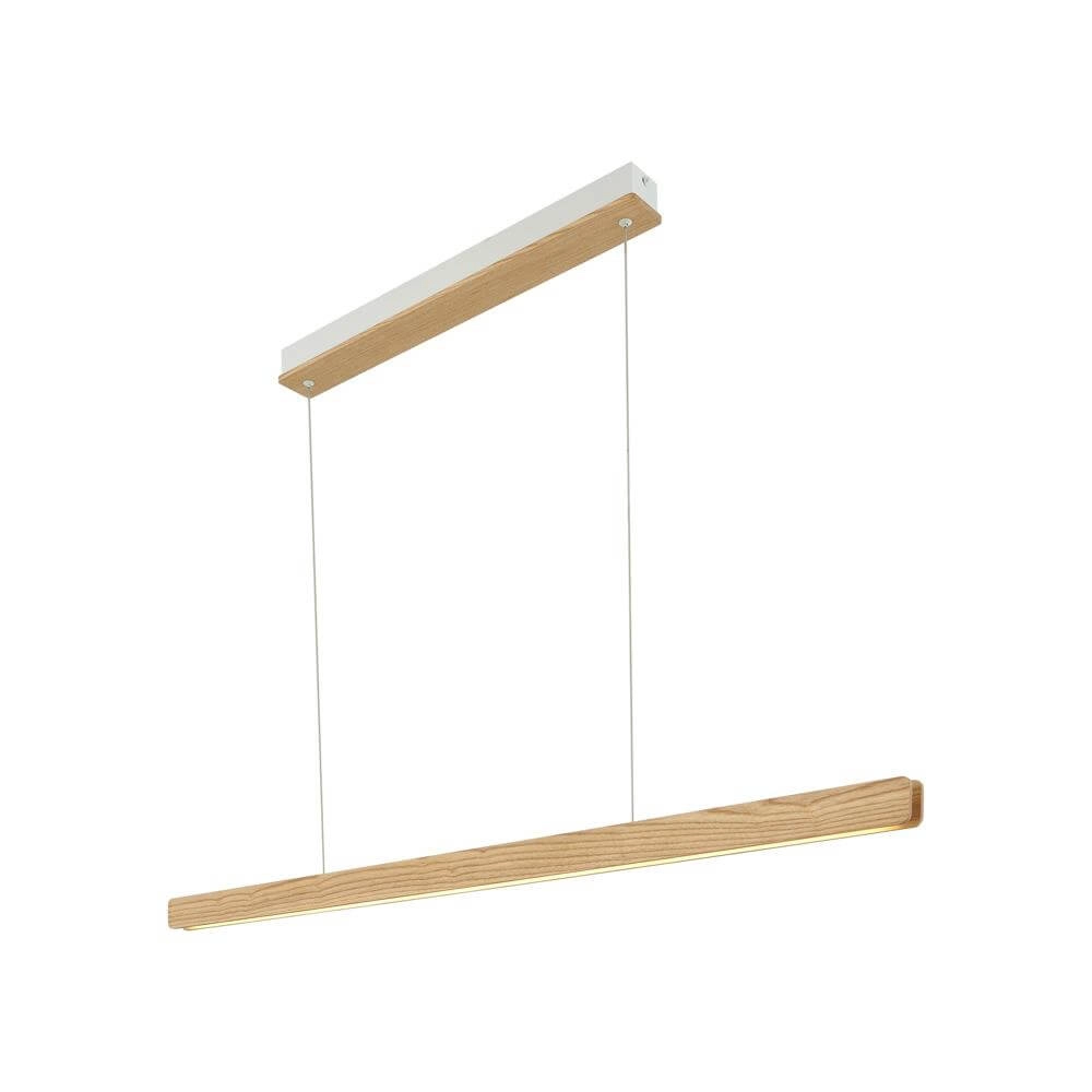 Wooden design pendant lamp Ilgas 115cm