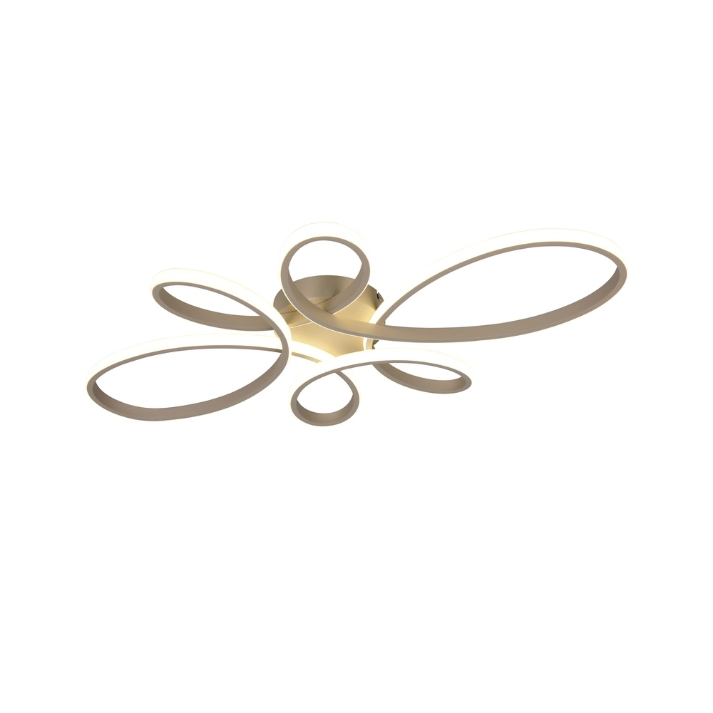 Ceiling lamp Fly sand brown