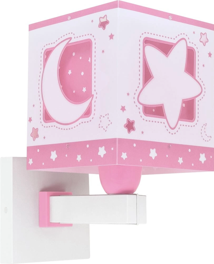 Pink wall lamp Moonlight for children's room Dalber 8420406001920