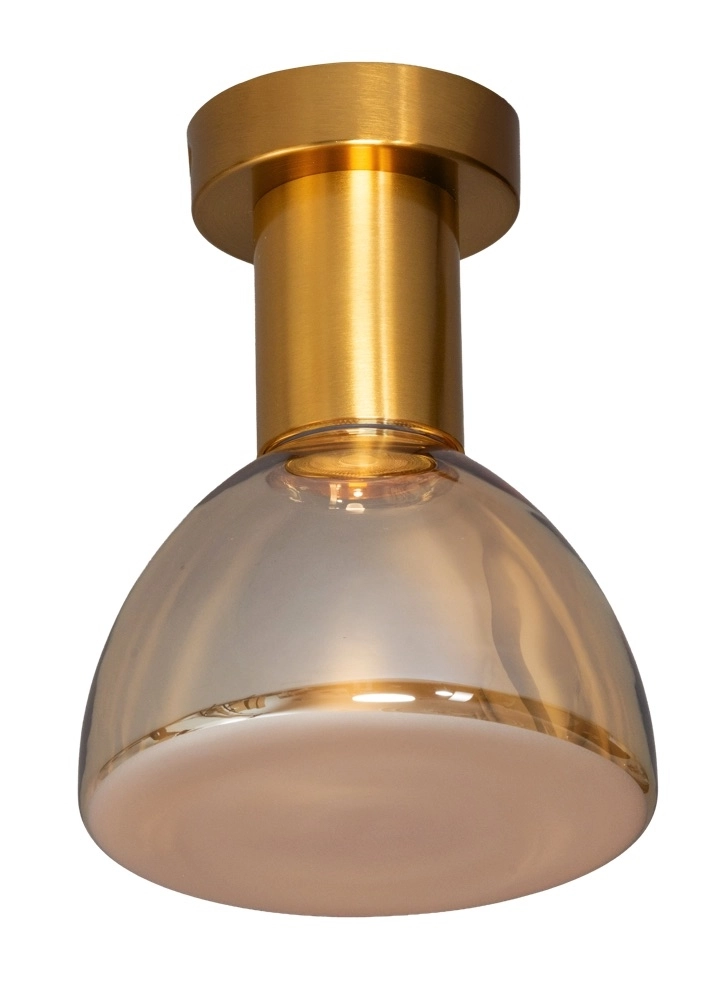 Golden ceiling lamp Lisa Ø 17cm