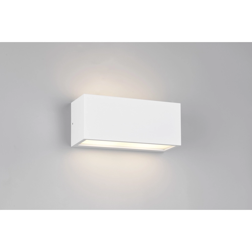 Sleek outdoor lamp Mayenne white Trio 4017807647563