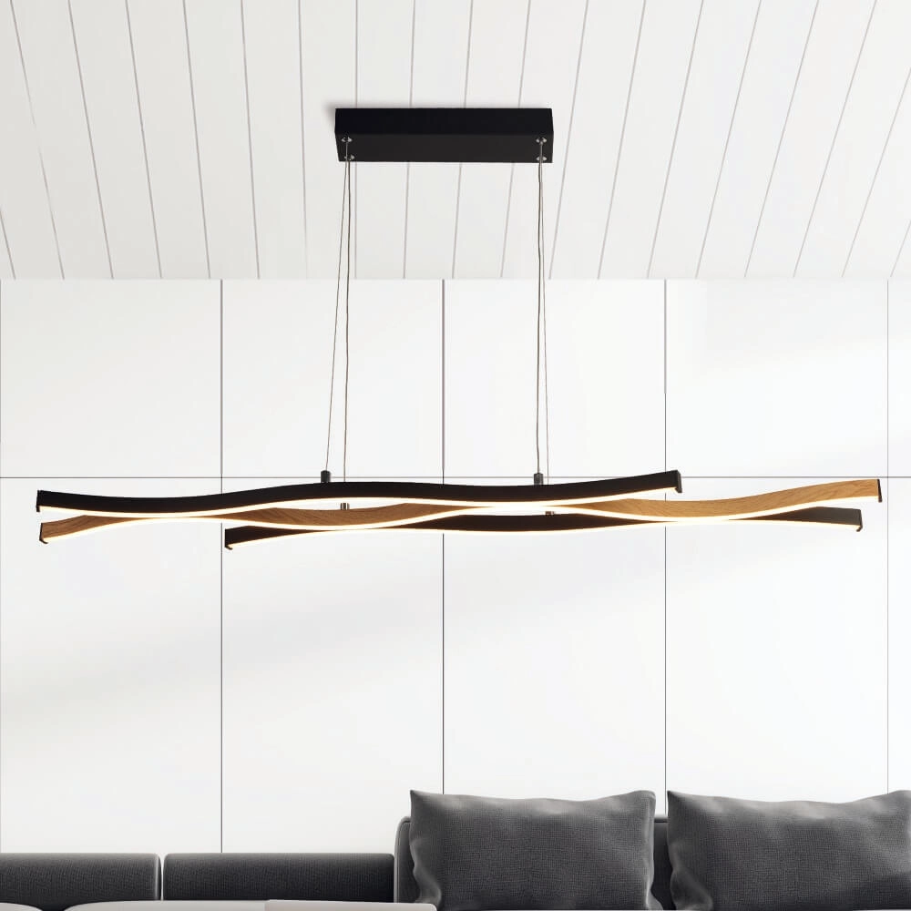 Sleek LED hanging lamp Bloom Searchlight 5053423226552