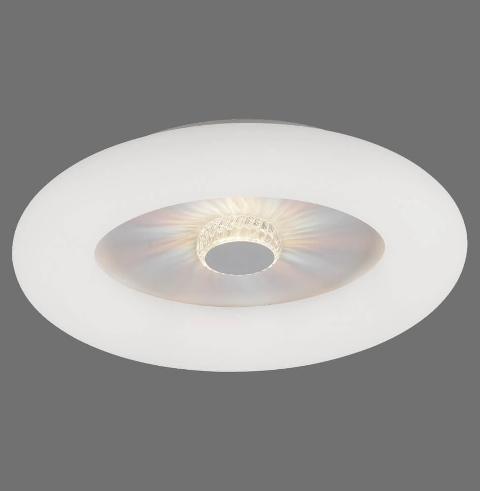 Round ceiling lamp Vertigo white Ø 50cm Just Light 4043689992408