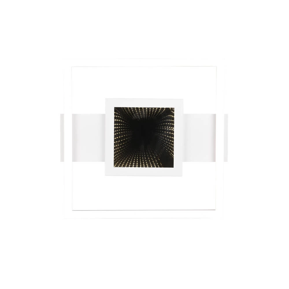 Design ceiling lamp Wheeler white square Trio 4017807640571