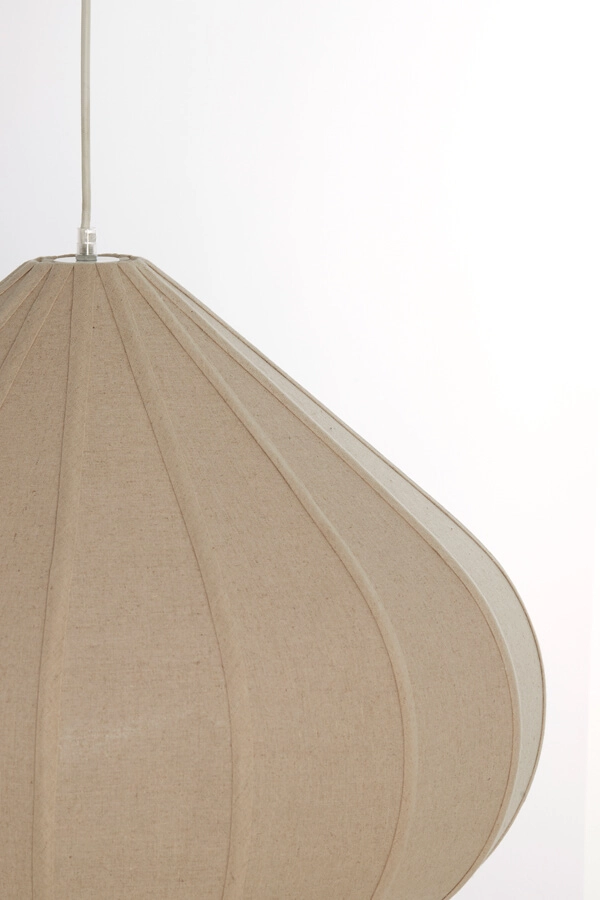 Cream pendant lamp Zubeda Ø 50cm Light & Living 8717807763718