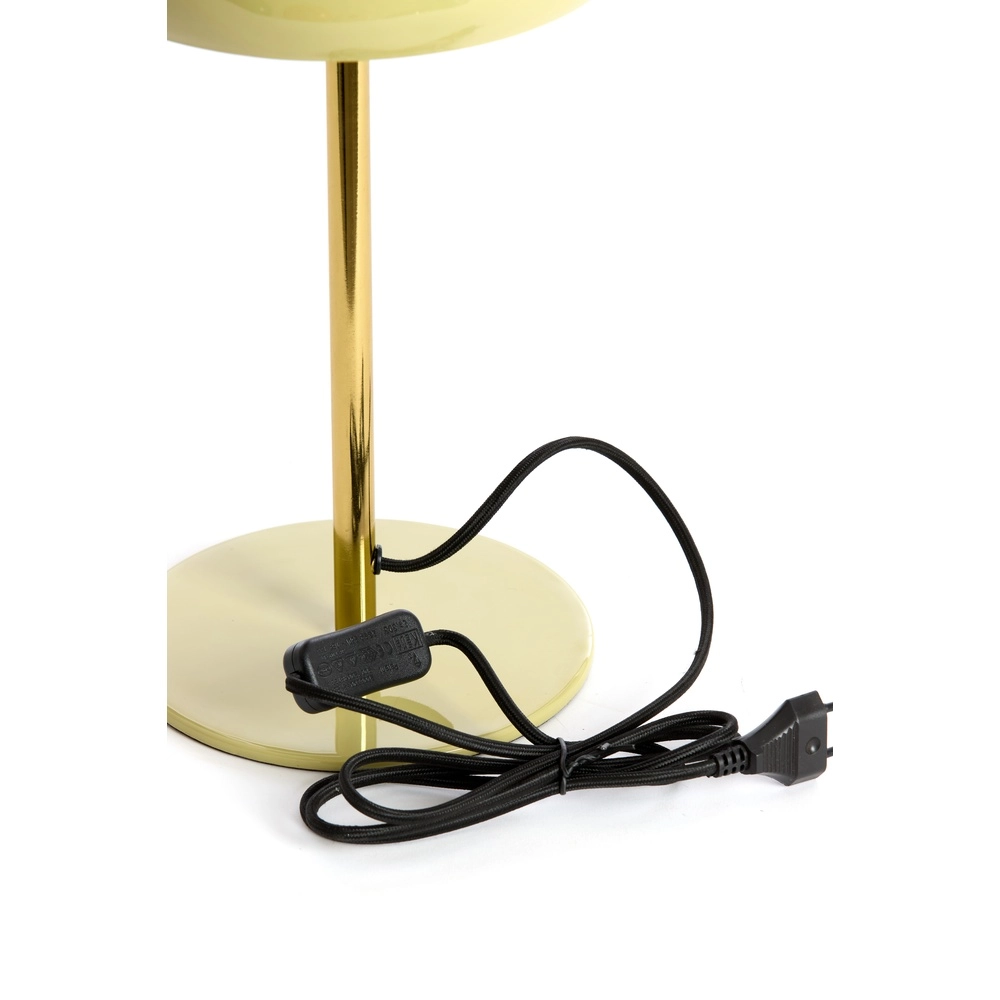 Table lamp Surin Ø 23cm - gloss light green with gold Light & Living 8717807743468