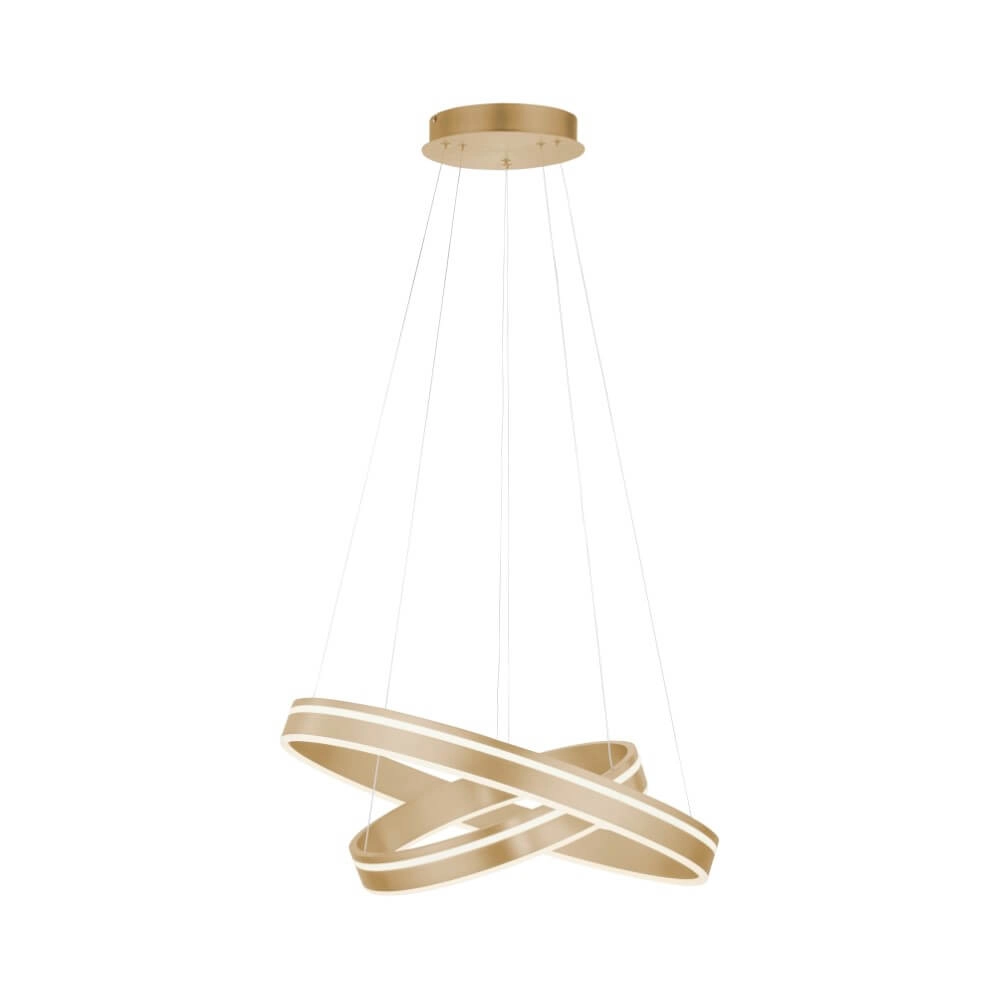 Pendant lamp Q-Vito Ø 59cm brass