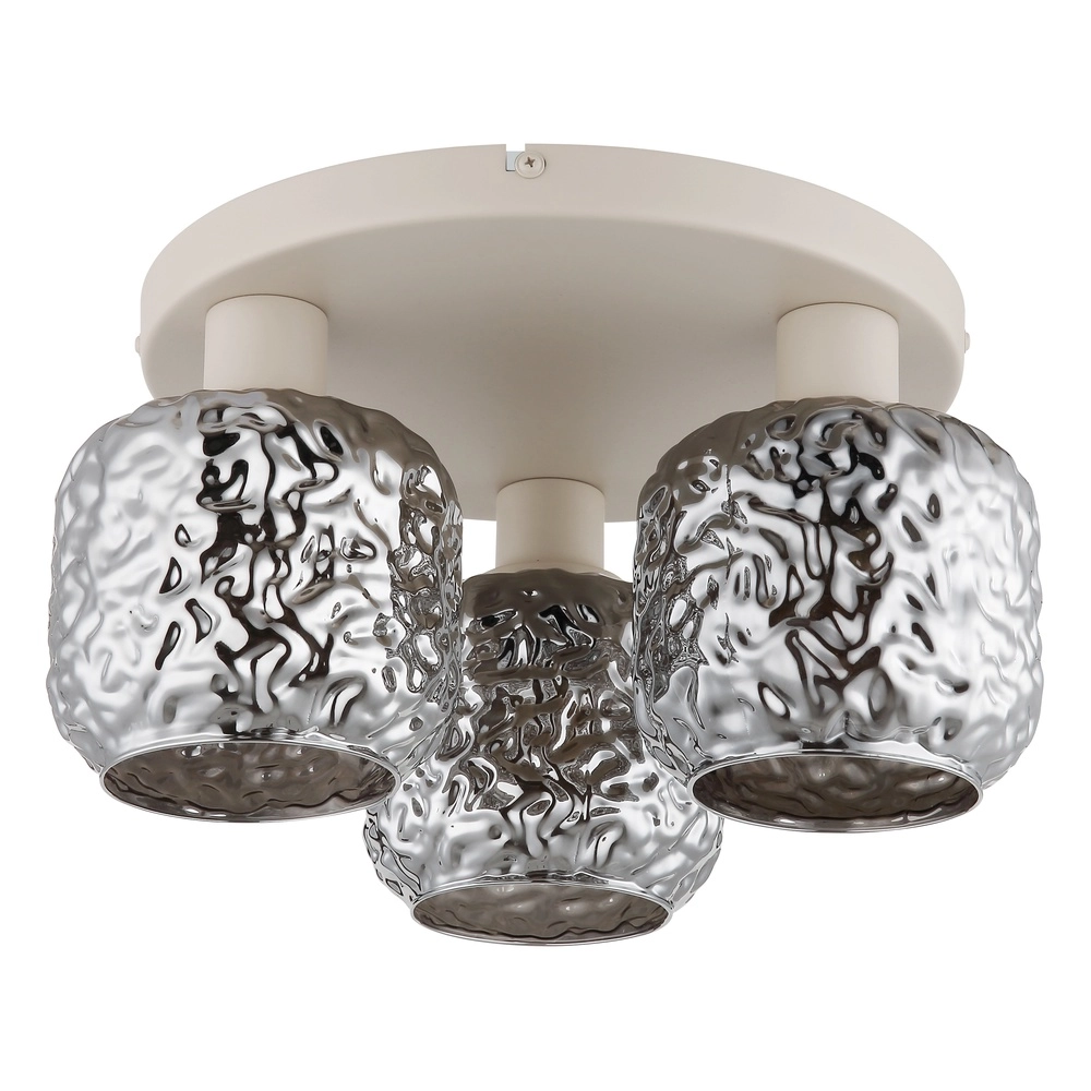 Ceiling lamp Antonio 3-light sand brown Globo 9007371575725