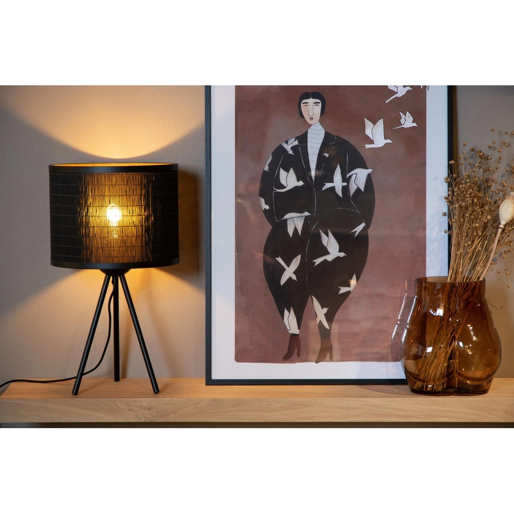 Table lamp Tagalog Ø 26cm black Lucide 5411212211644
