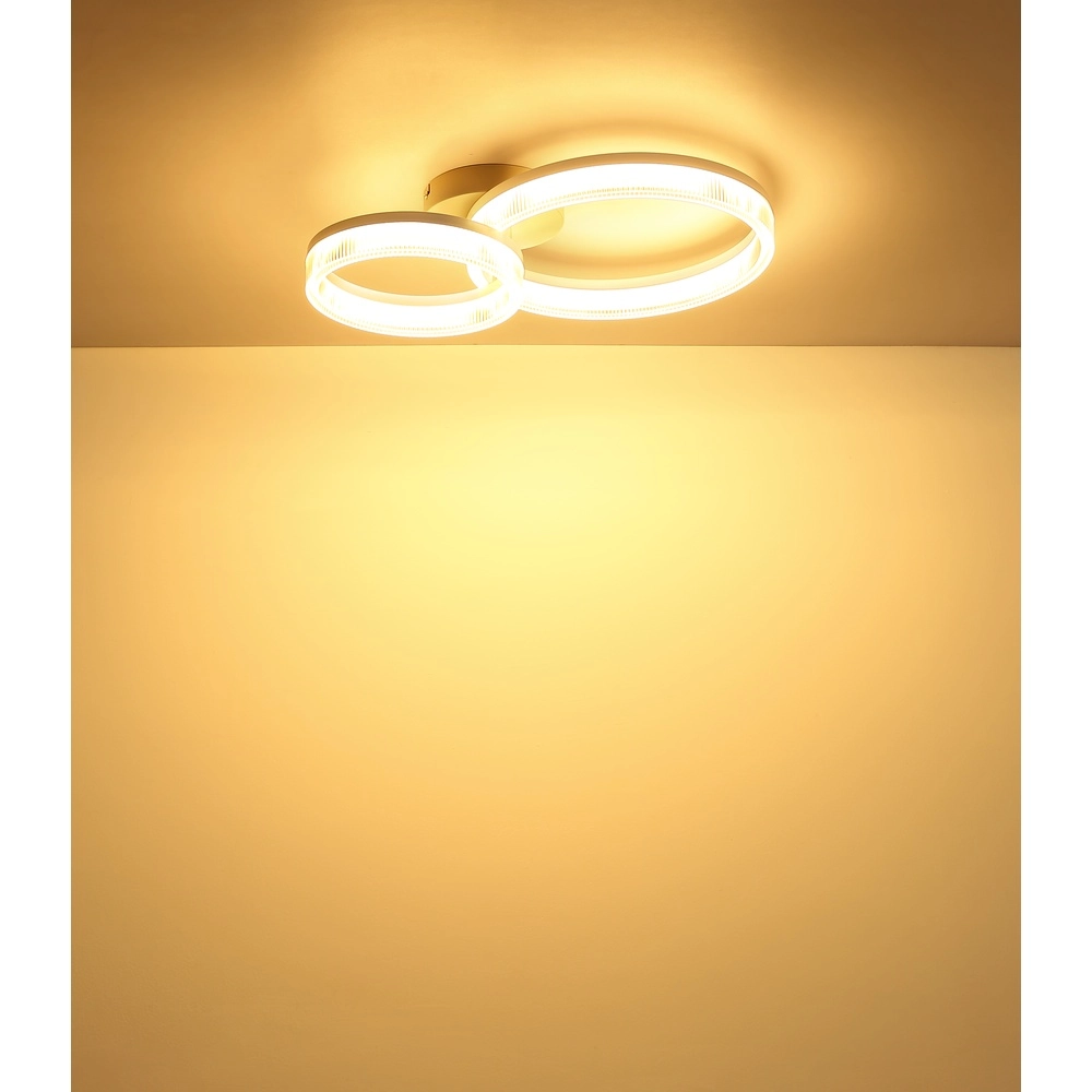 Modern ceiling lamp Zara sand brown Globo 9007371573066