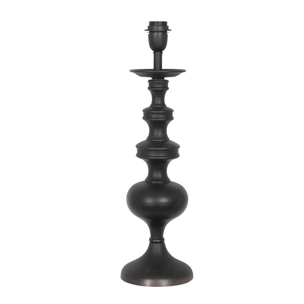 Table lamp Lyons black with bamboo shade Steinhauer 8712746172485