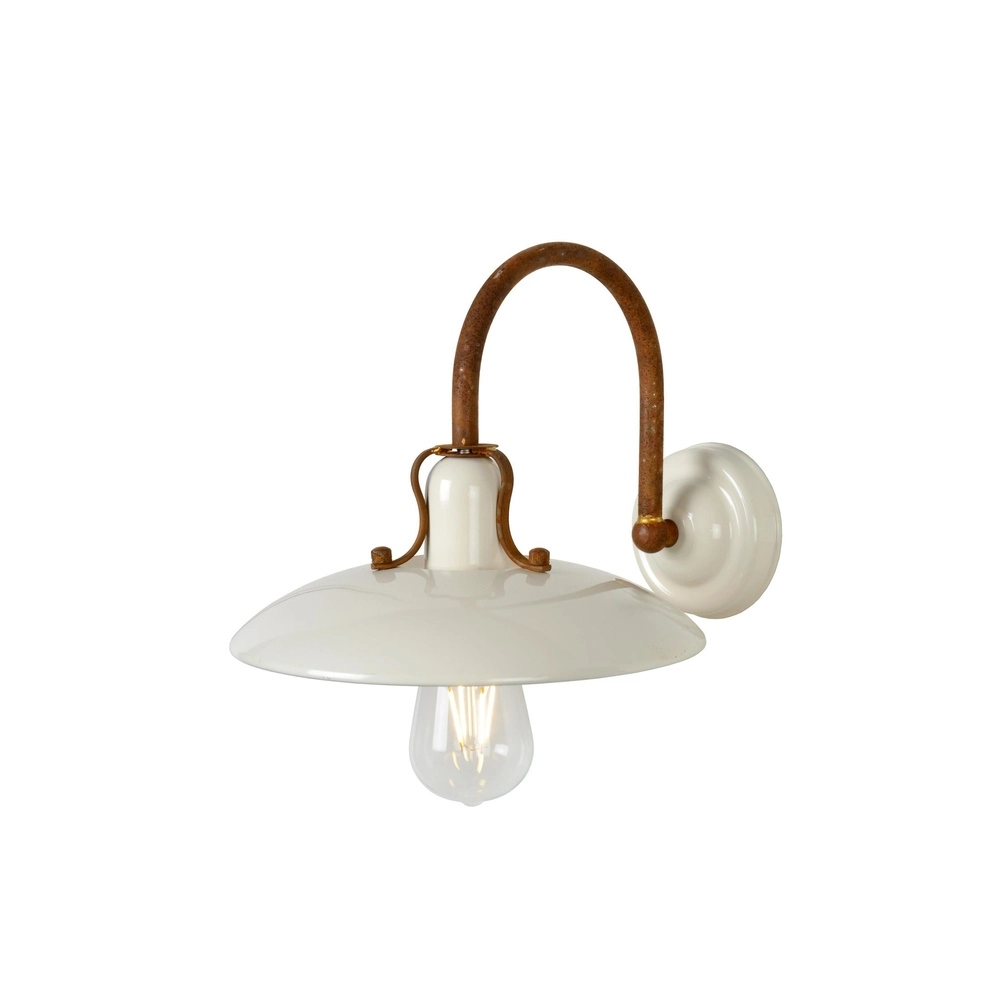 Classic wall lamp RÃ¶mer beige Lucide 5411212302144