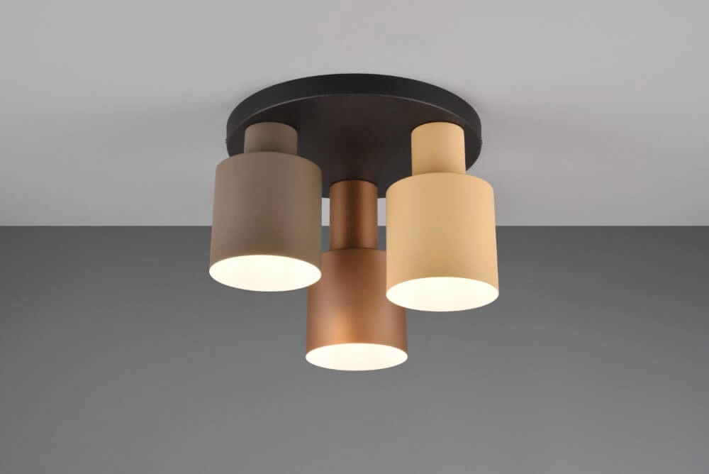 Designer ceiling lamp Agudo 3-light Trio 4017807574616