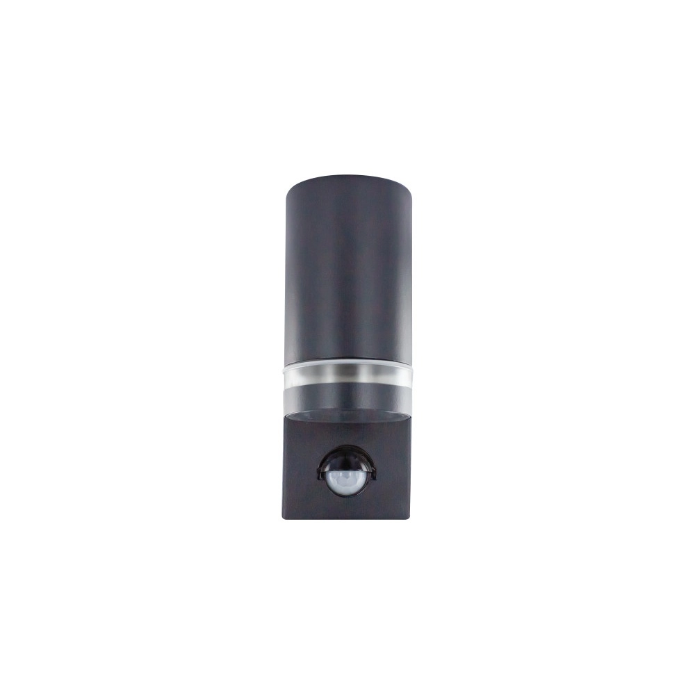 Wall spotlight with sensor Opden Black - 1x GU10 Lyora 5055788285649