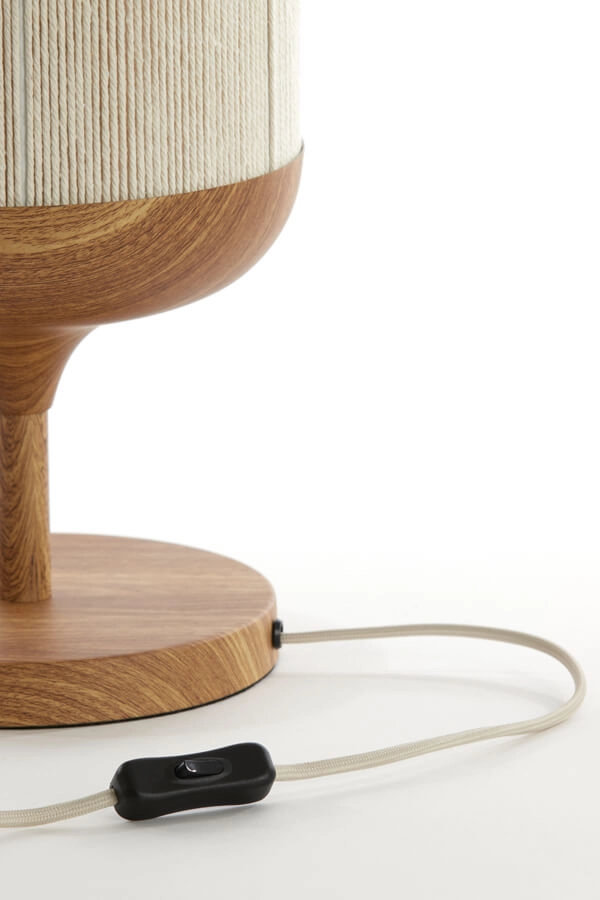 Table lamp Dania Light wood print Light & Living 8717807710095