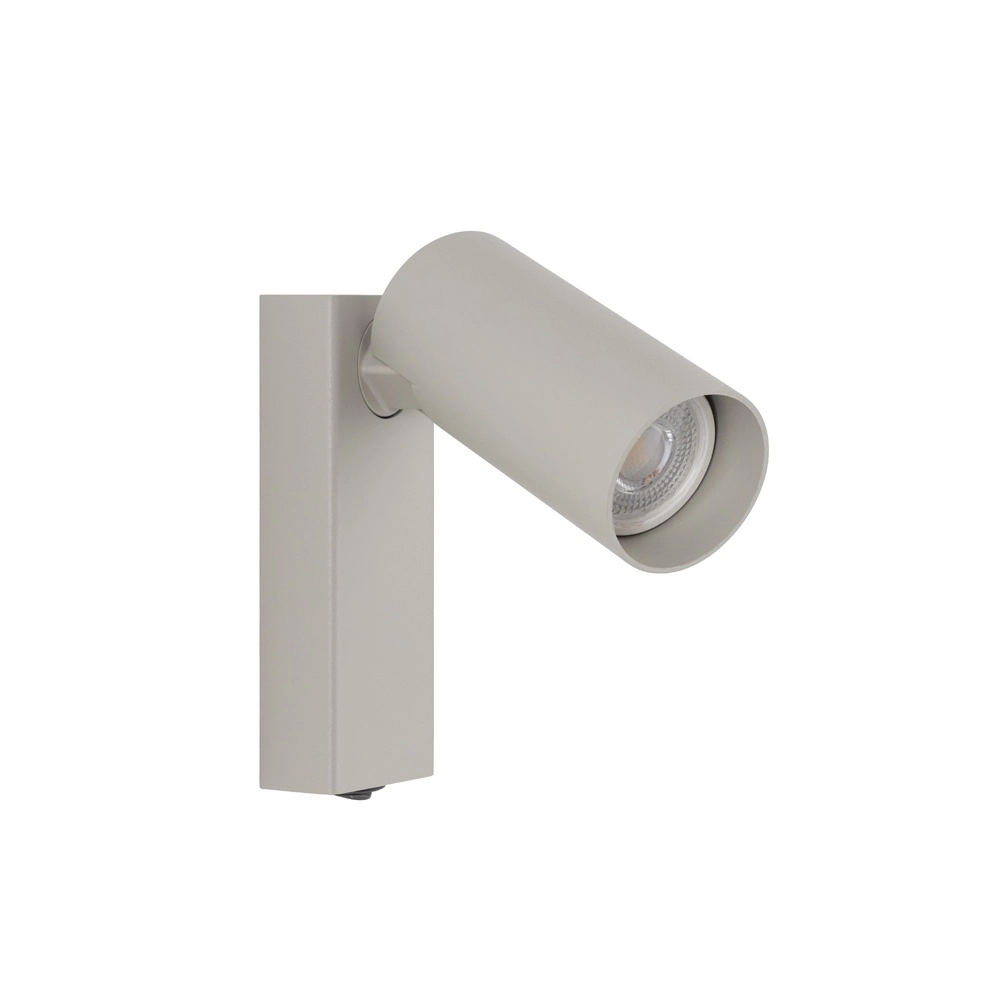 Directional spotlight Fourty with switch - light grey Lyora 5903139117654