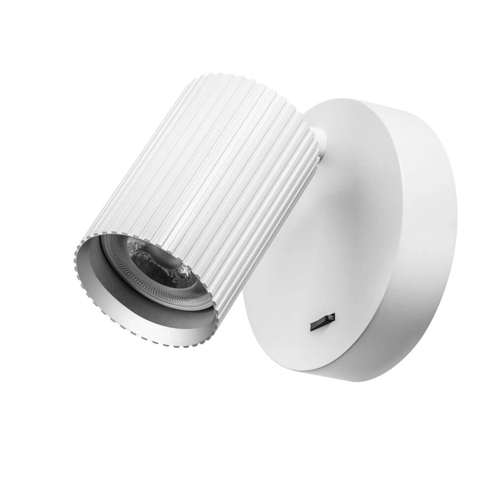 Wall spotlight Onis white - with switch Lyora 4255805302231