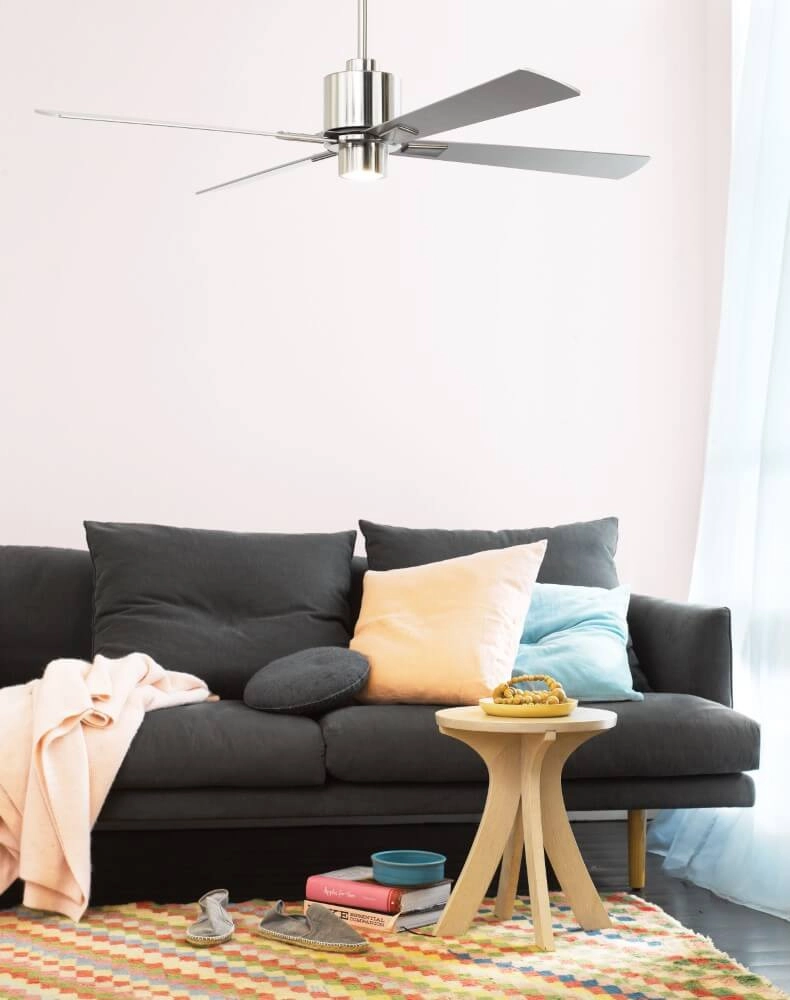 Stainless steel ceiling fan Airfusion Climate I Ø 132cm Beacon 9333509087960