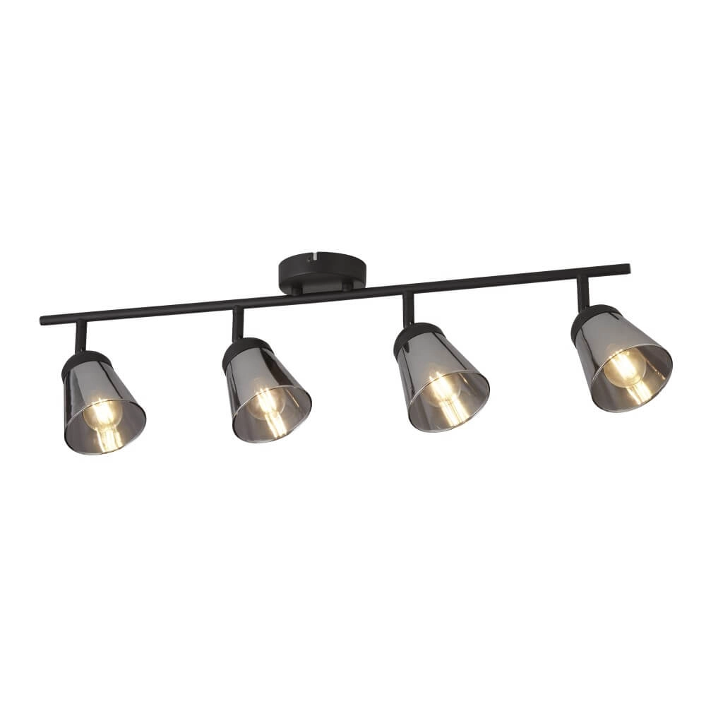 Smoke ceiling lamp Mega 4-light
