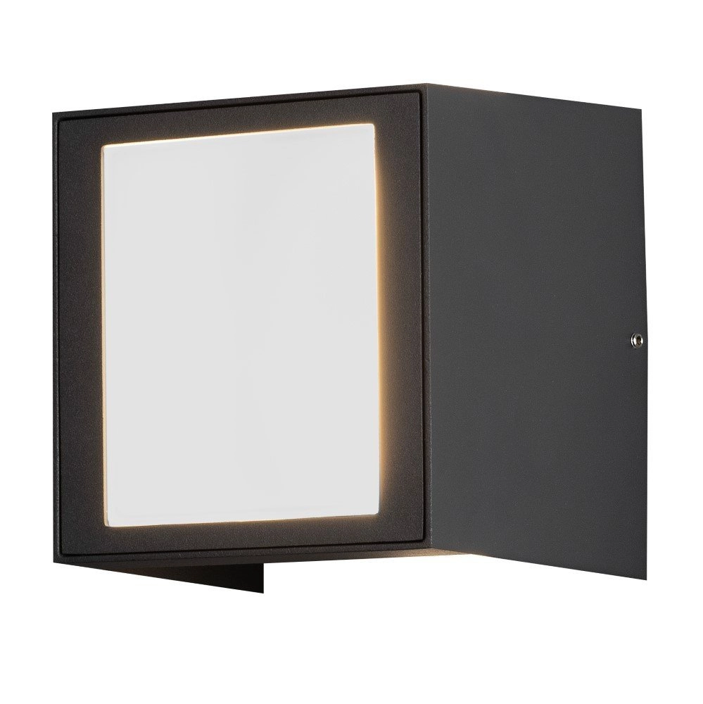 Led wall spot Cremona Up - Down 3-light 14cm anthracite