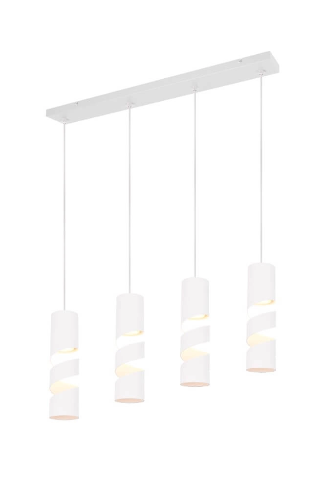 4-light tube pendant lamp Stream white