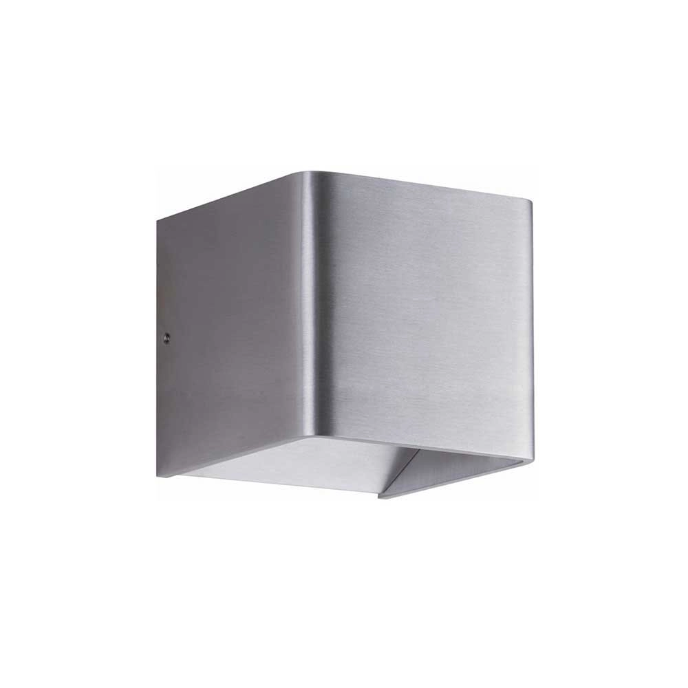LED up & down light Fulda 6w - 2700K - 10cm gray Artdelight 8719831733576