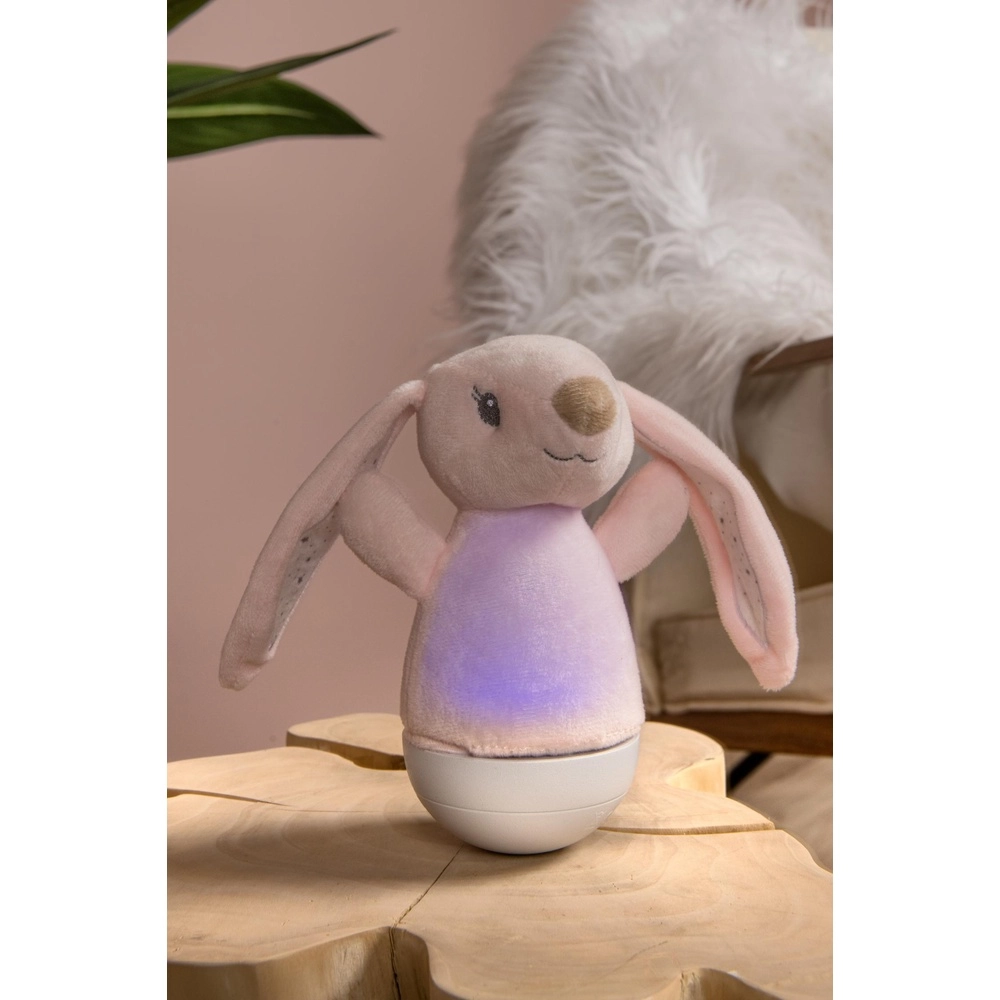 Night light Dolly on battery with music function - pink Lucide 5411212771476