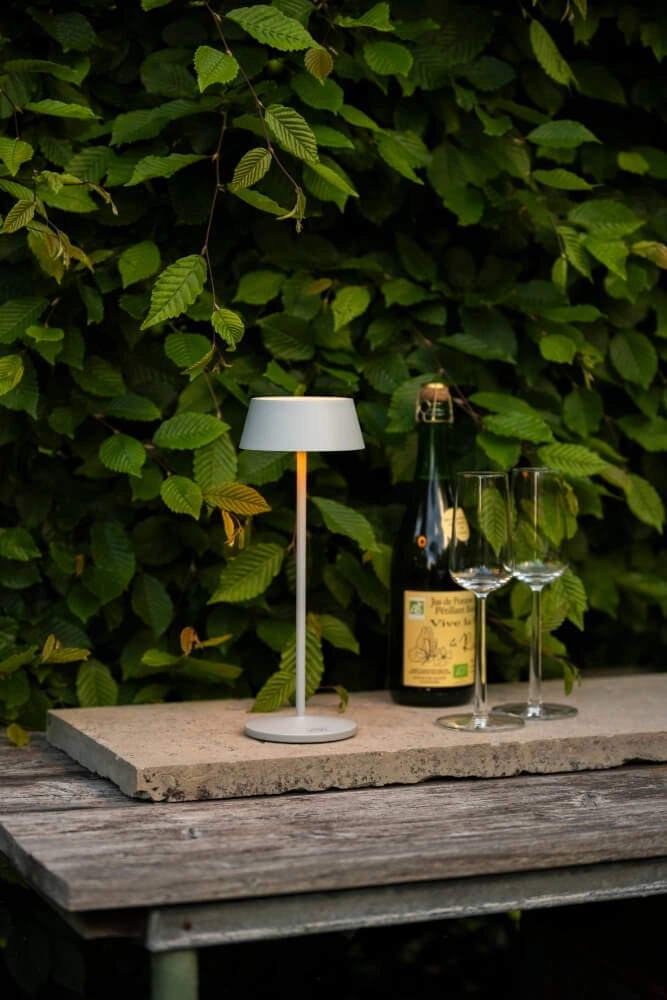 Rechargeable table lamp Menton grey KonstSmide 7318307839302