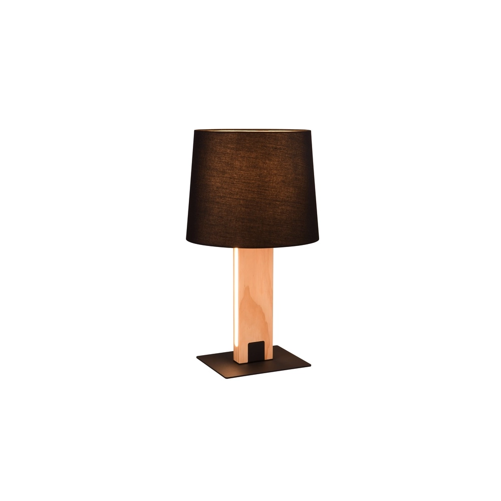 Table lamp Rahul Design black with wood