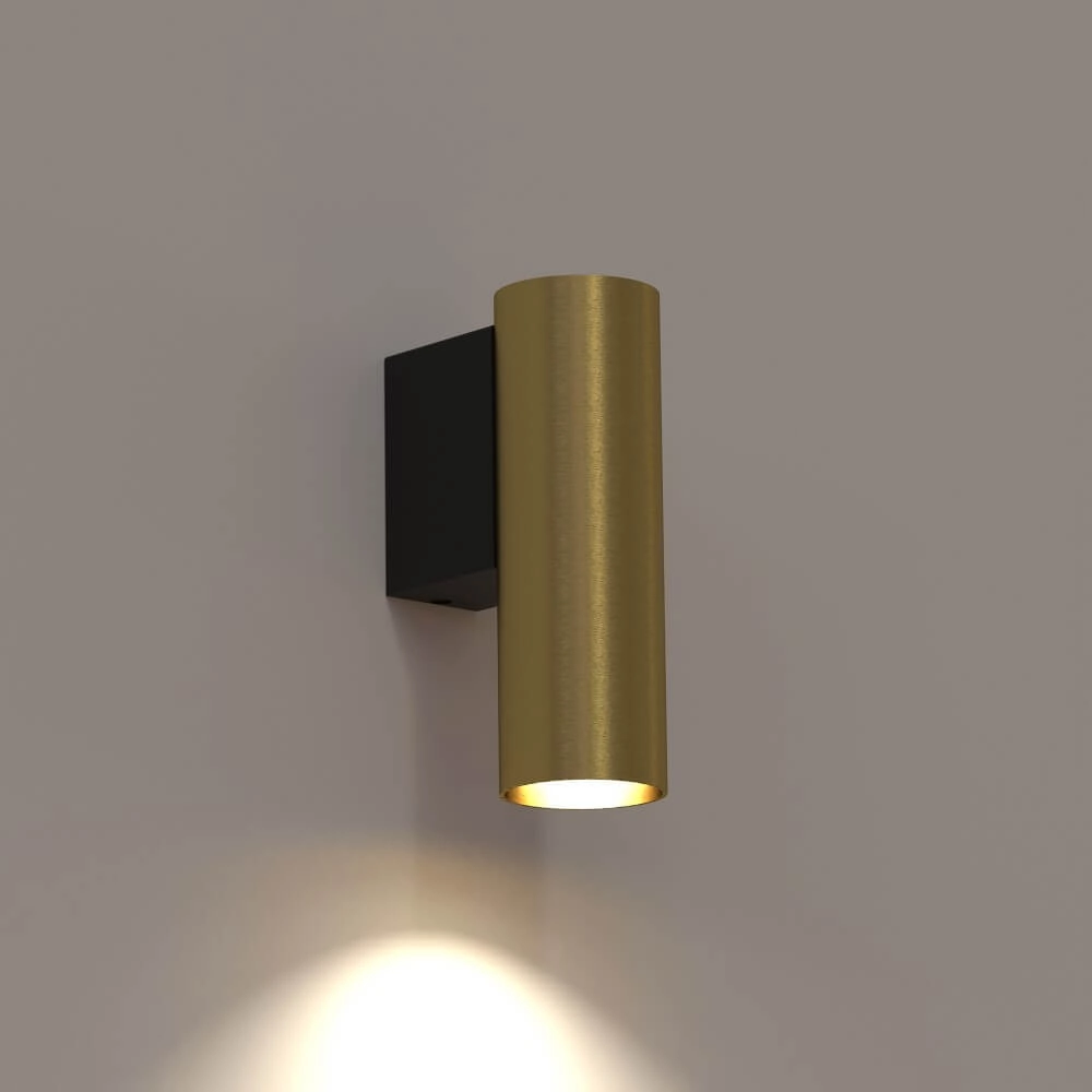Golden wall spotlight Fourty  S down Lyora 5903139107488