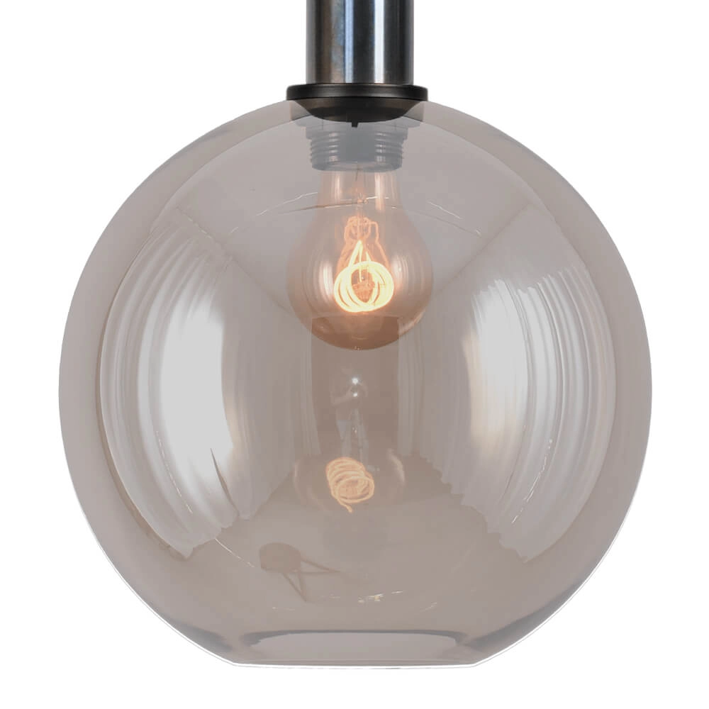 Hanging lamp Ø 25cm Bella 2 Dappled oil with gold glass Masterlight 8718121334172