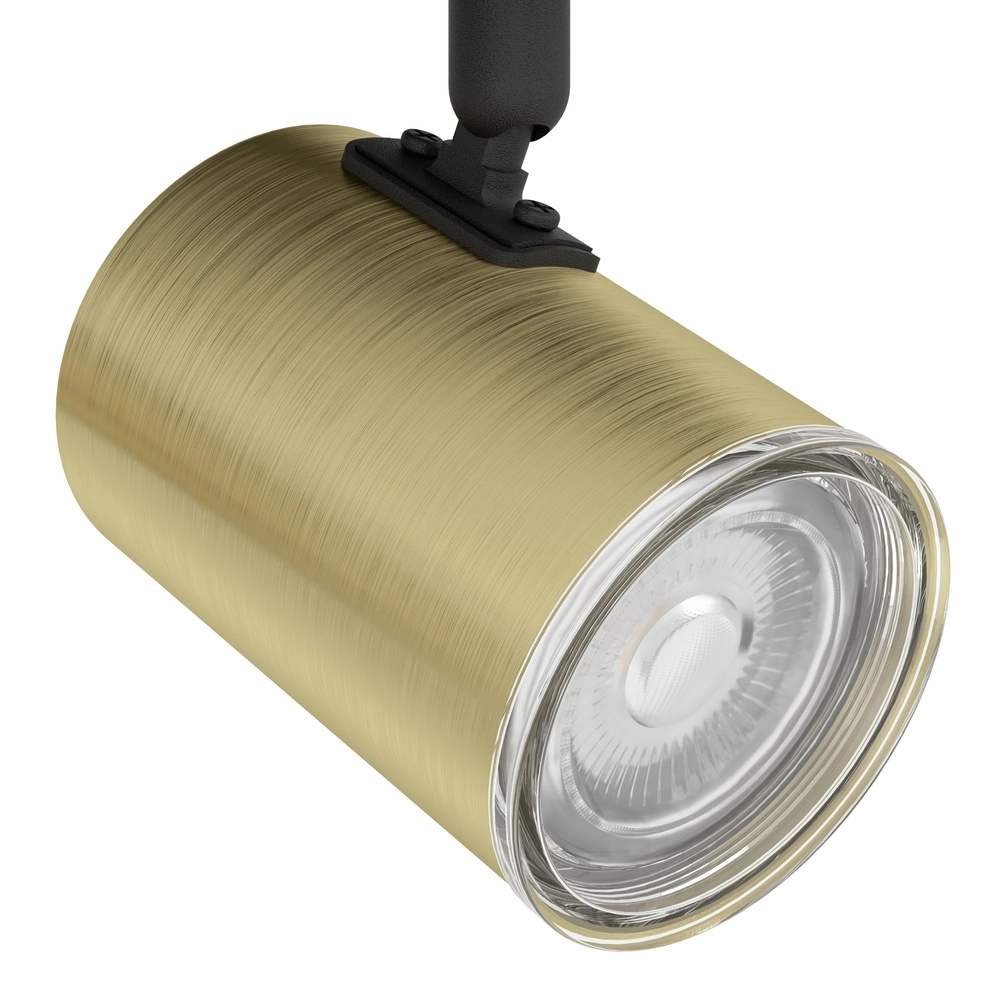 Surface-mounted spotlight bathroom Consuma 1 3x GU10 - black with gold Eglo 9008606365067