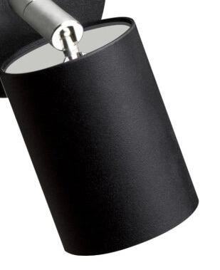 Single surface-mounted spotlight Eye black Lyora 5903139601894