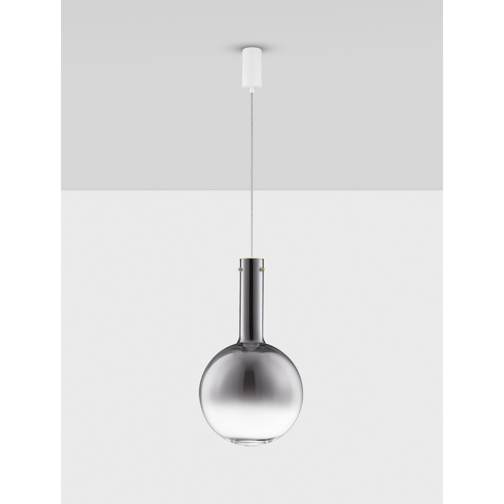 Pendant lamp Nostos smoke glass Ø 30cm Lyora 5212017484185